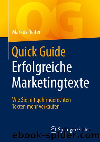 Quick Guide Erfolgreiche Marketingtexte by Markus Reiter