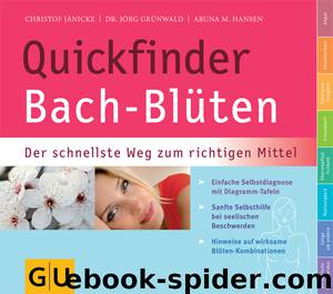 Quickfinder Bach-Blüten - der schnellste Weg zum richtigen Mittel by Jaenicke Christof
