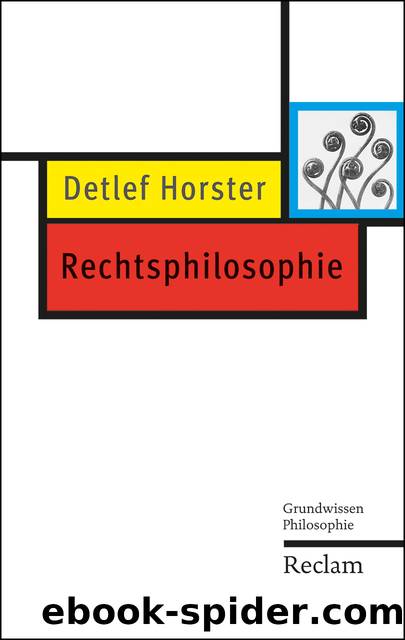 Rechtsphilosophie by Detlef Horster