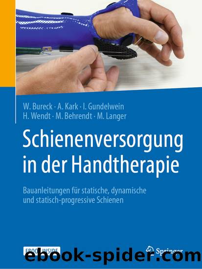 Schienenversorgung in der Handtherapie by Walter Bureck & Annette Kark & Ina Gundelwein & Hanne Wendt & Martin Behrendt & Martin Langer