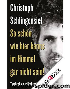 So schön wie hier kanns im Himmel gar nicht sein!: Tagebuch einer Krebserkrankung (German Edition) by Schlingensief Christoph