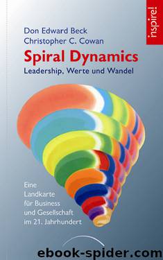 Spiral Dynamics:Mastering Values, Leadership, and Change by Don Edward Beck & Christopher Cowan