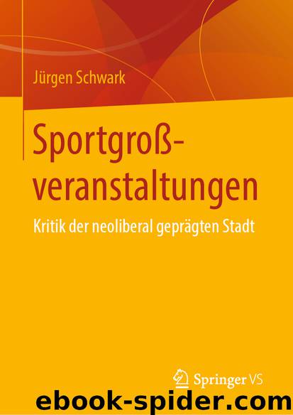Sportgroßveranstaltungen by Jürgen Schwark