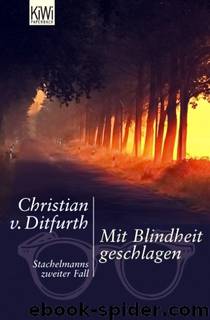 Stachelmann 02 - Mit Blindheit geschlagen by Christian Ditfurth
