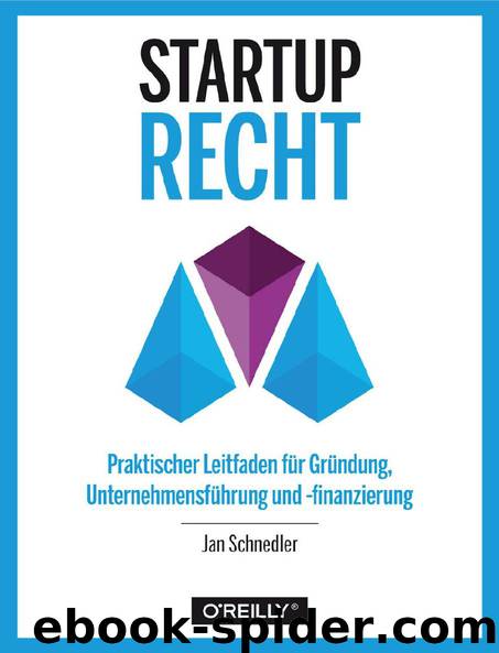 Startup Recht by Jan Schnedler