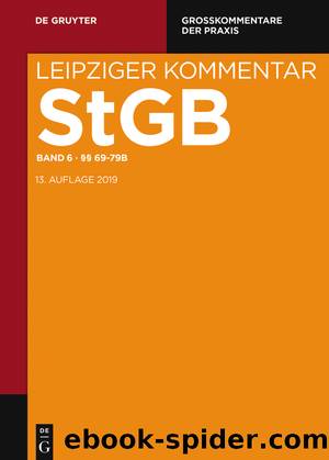 Strafgesetzbuch by Walter de Gruyter