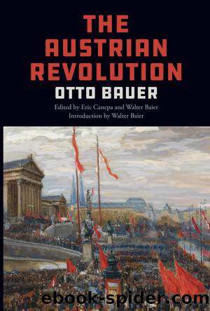The Austrian Revolution by Otto Bauer