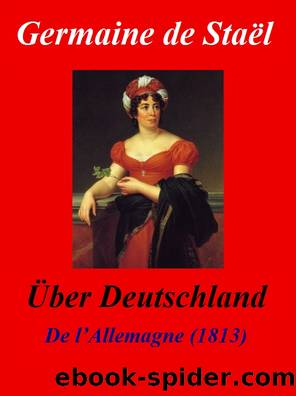 Ueber Deutschland by Germaine de Staël