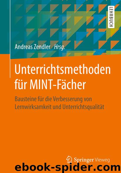 Unterrichtsmethoden für MINT-Fächer by Andreas Zendler