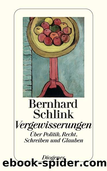 Vergewisserungen by Schlink Bernhard