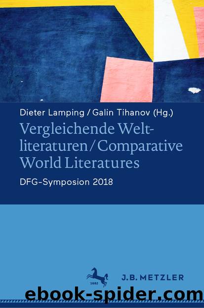 Vergleichende Weltliteraturen  Comparative World Literatures by Unknown