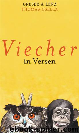 Viecher in Versen by Thomas Gsella