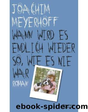 Wann wird es endlich wieder so, wie es nie war: Roman. Alle Toten fliegen hoch, Teil 2 (German Edition) by Joachim Meyerhoff