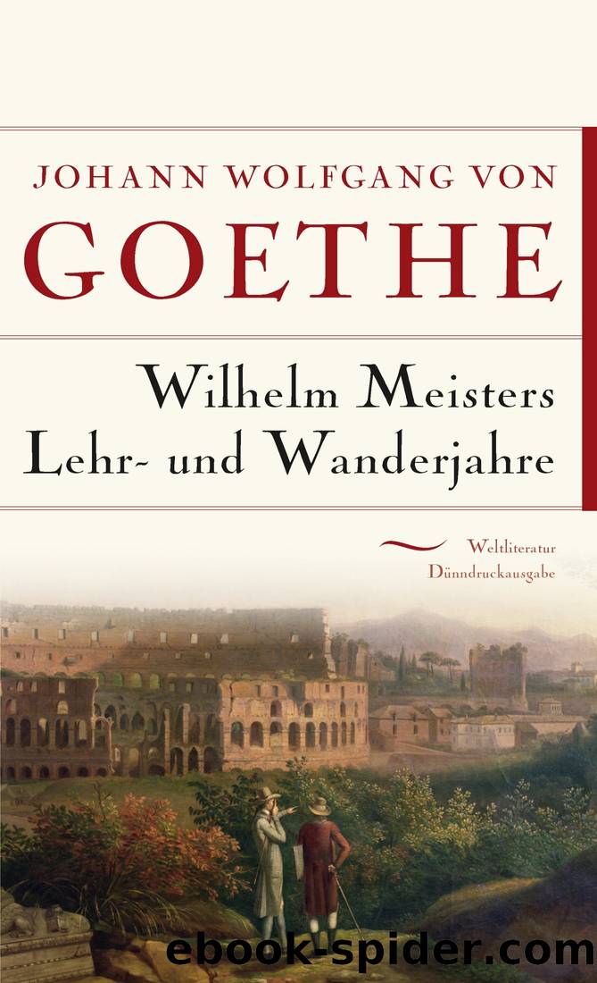 Wilhelm Meisters Lehr- und Wanderjahre by Johann Wolfgang von Goethe