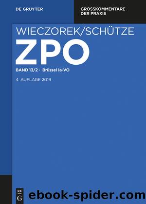 Zivilprozessordnung und Nebengesetze by Bernhard Wieczorek